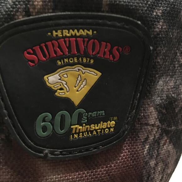 Herman Survivors Hollow Point Boots Camo 600 Gram Thinsulate Ultra Men’s Sz 12 - Picture 3 of 14
